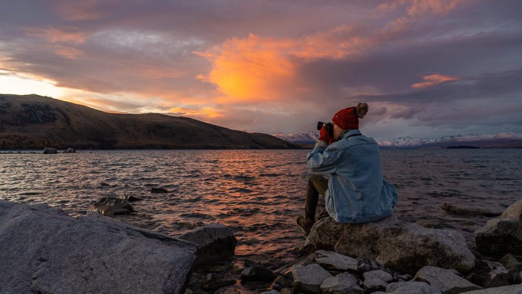 Lake Tekapo During Sunset - New Zealand South Island Guide