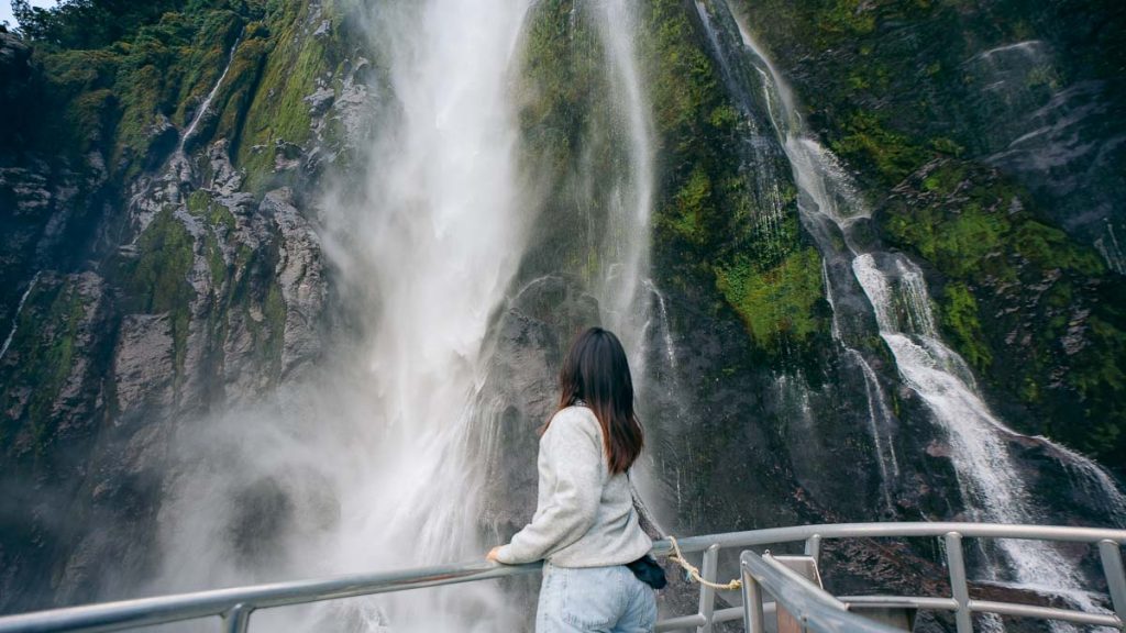 Milford Sound Cruise Real Journeys Waterfall - Best Things to do in Milford Sound