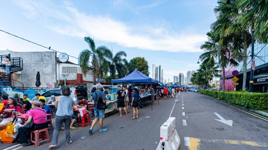 Marché du lundi soir à JB - Visiter Johor depuis Singapour