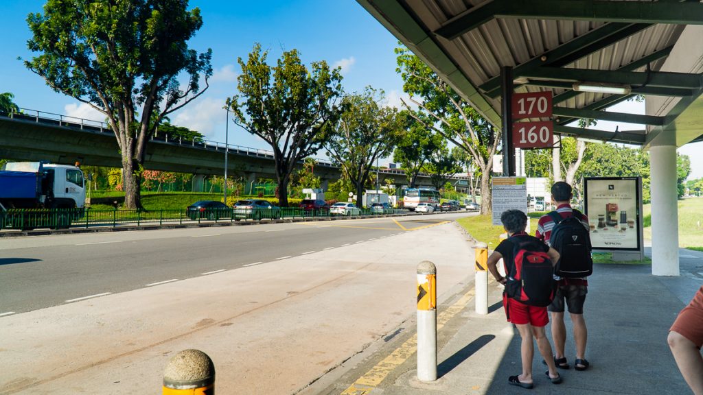 Opposite kranji mrt bus stop - Visiting Johor from Singapore