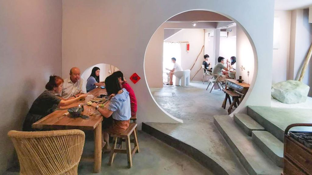 People Eating at Cafe - JB Cafe