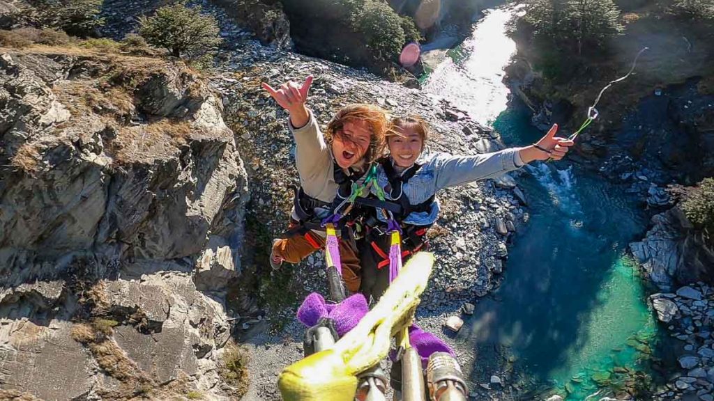 Queenstown Shotover Canyon Swing Tandem Jump - New Zealand Queenstown