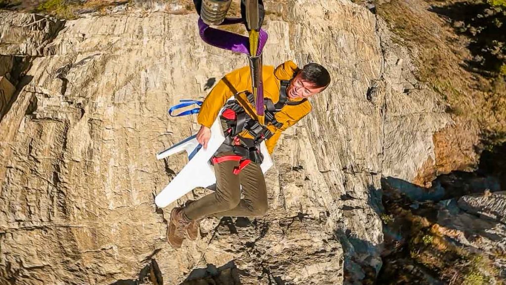 Queenstown Shotover Canyon Swing The Chair - New Zealand South Island Guide