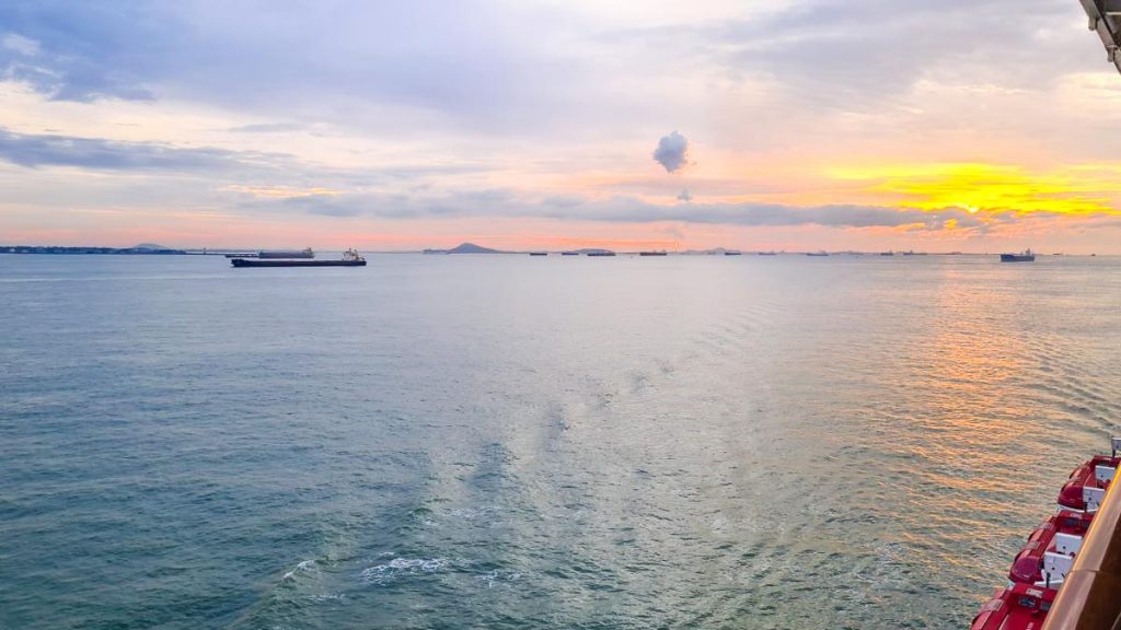 Sunset View on Cruise - Genting Dream