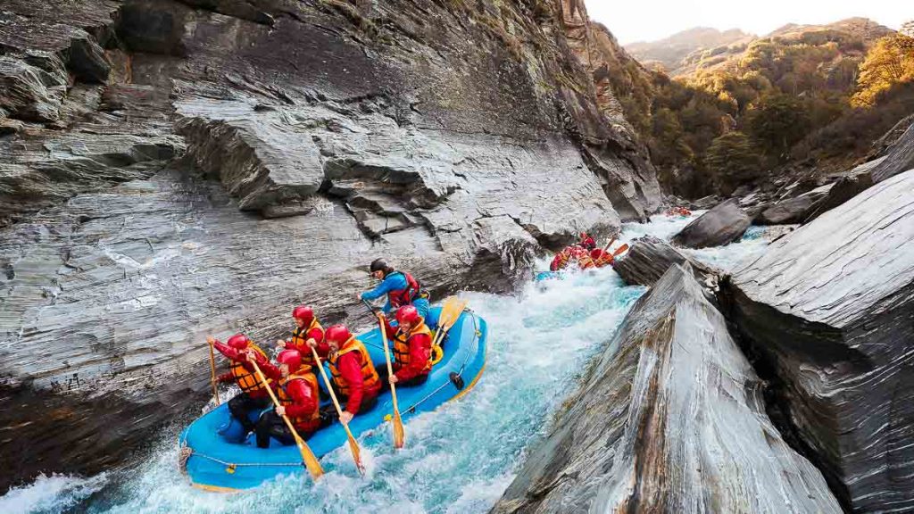 Shotover white water rafting - Things to do in Queenstown New Zealand