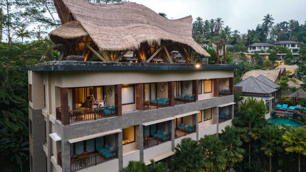 Aksari Resort Drone from Room - bali itinerary