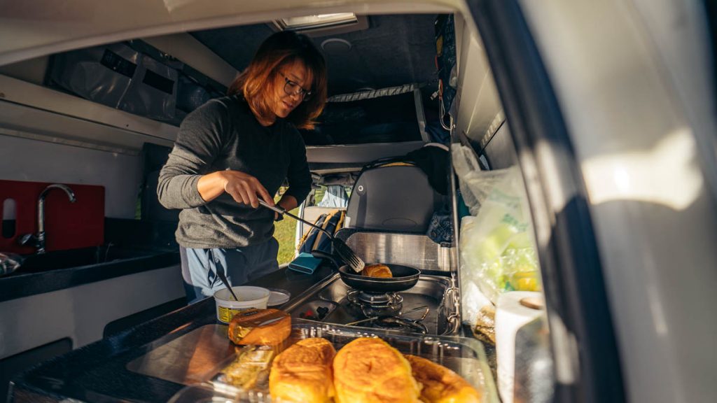 Cooking in a Campervan - New Zealand Road Trip