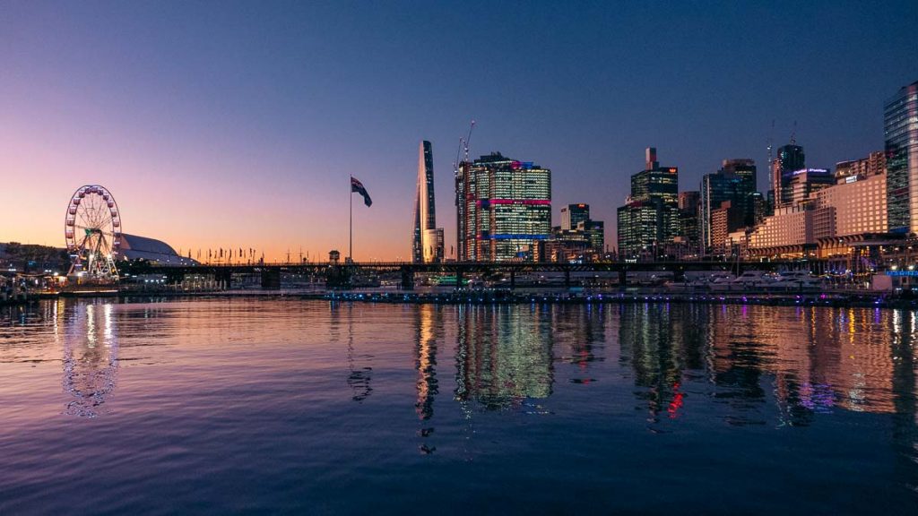 Darling Harbour during Sunset - Things to do in New South Wales
