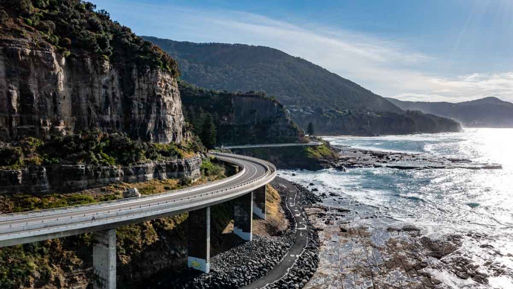 Grand Pacific Drive Seacliff Bridge Dront Shot - New South Wales Road Trip