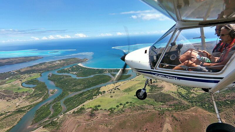 Pilot Flying Plane - Loyalty Islands