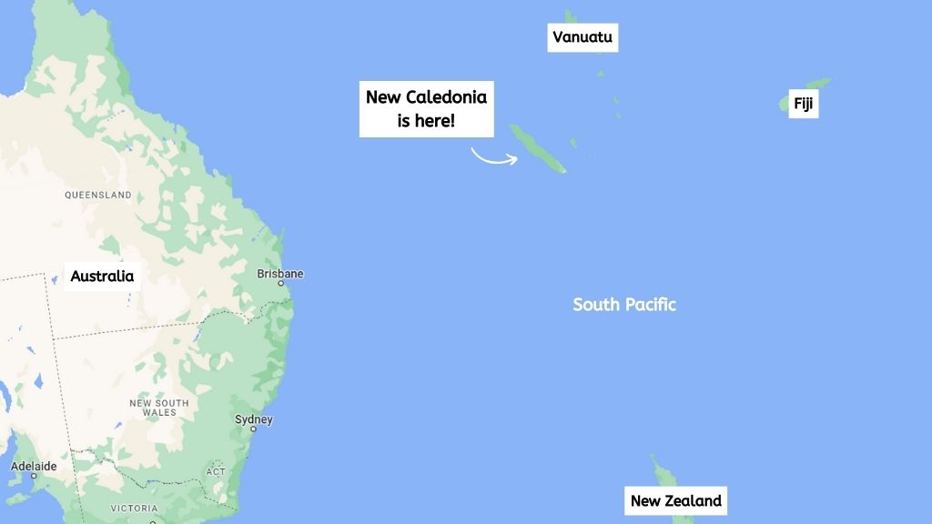 Location Map - New Caledonia