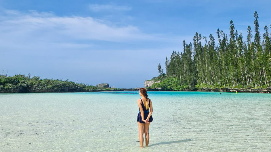 Girl in Oro Bay - New Caledonia