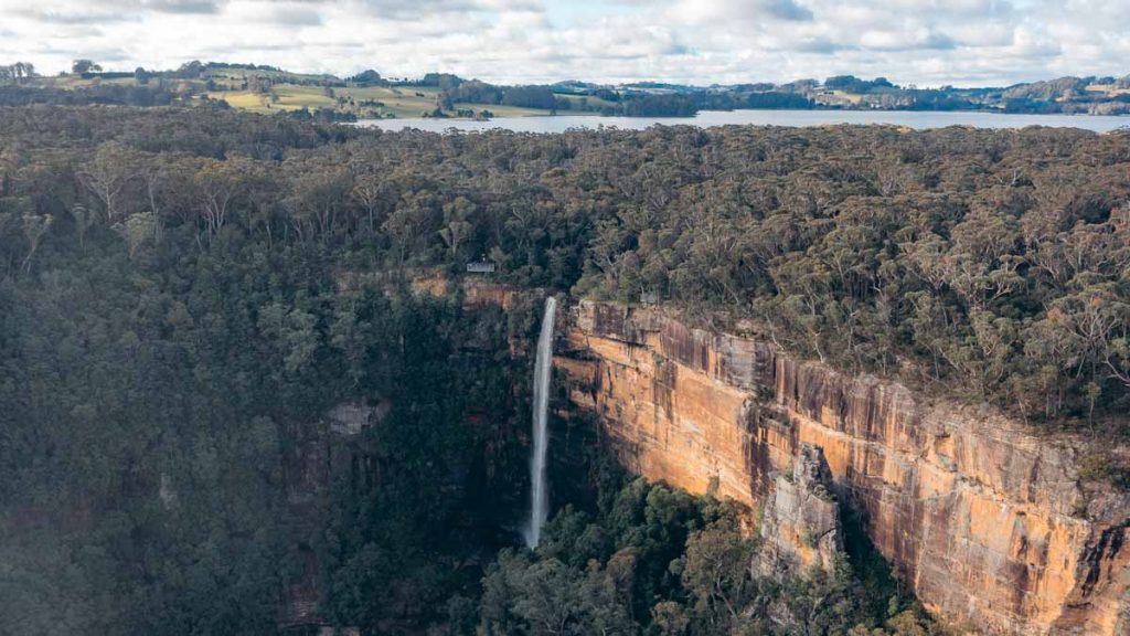 South Coast Fitzroy Falls Drone Shot - Things to do in New South Wales