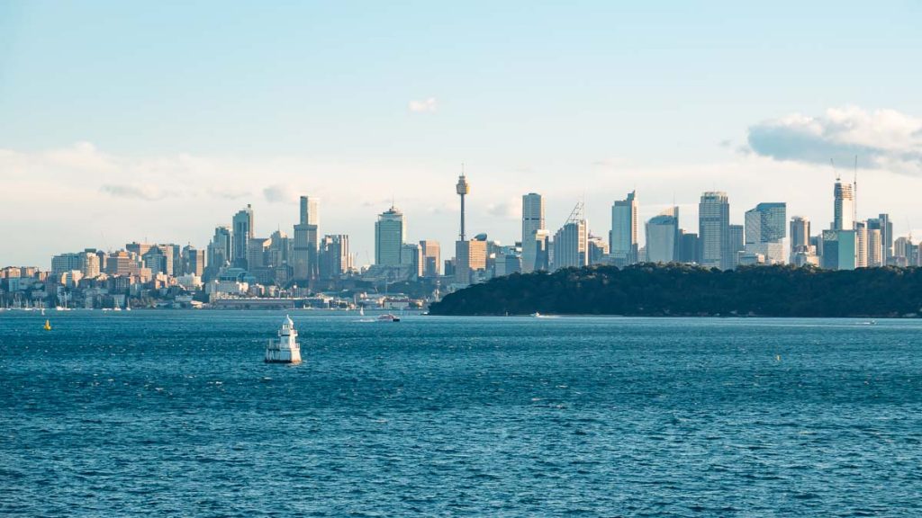 Sydney Skyline View from Watsons Bay - New South Wales Itinerary