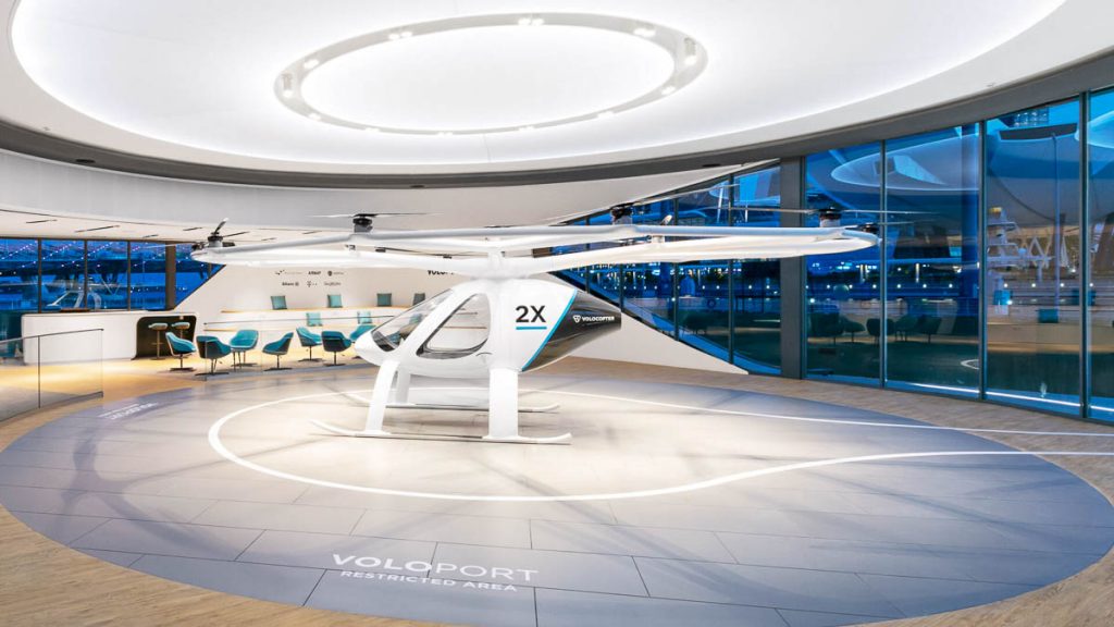 Voloport Mockup Concept - Air Taxi Singapore