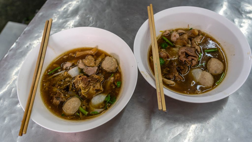 Wattana Panich Beef Broth Noodles - What to eat in Thailand