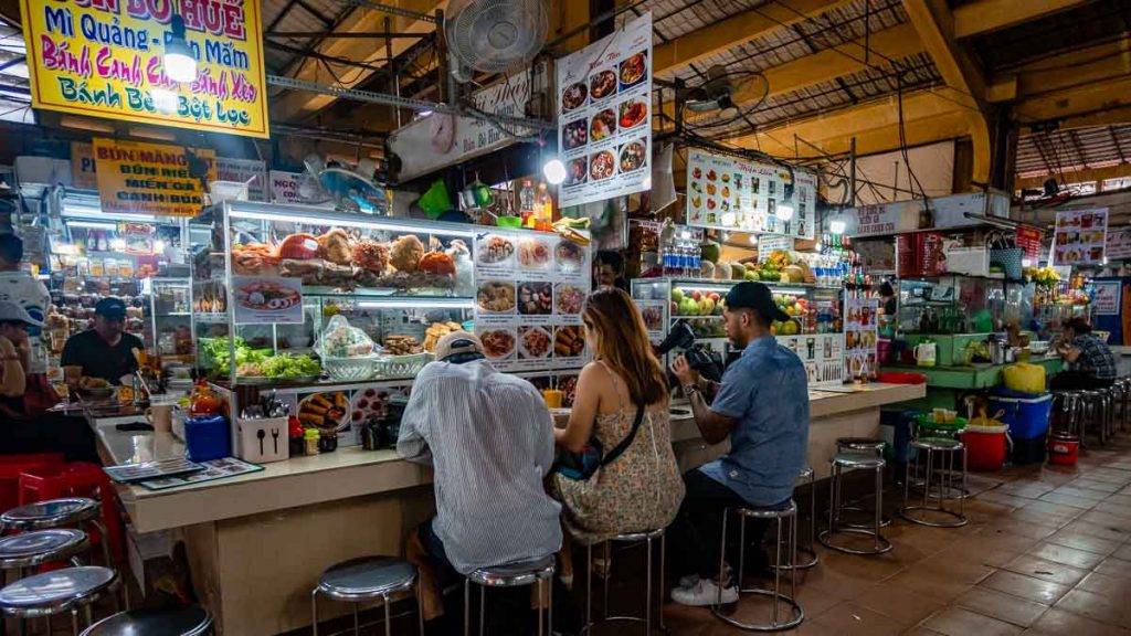 Ho Chi Minh Ben Thanh Market Food Stalls - Southern Vietnam Guide