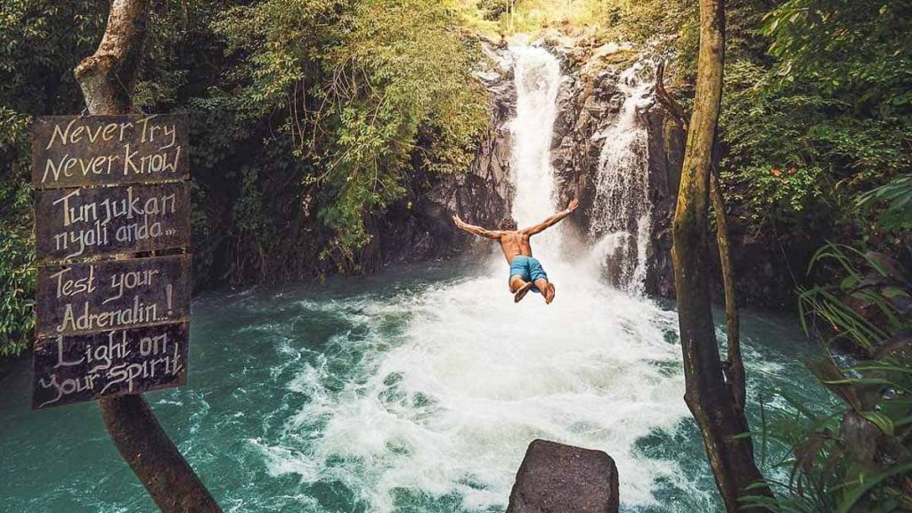 Kroya Waterfall Cliff Jump - Bali Guide