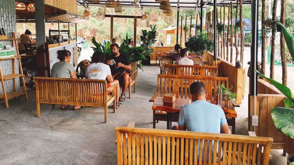 The Coffee Vegan Cafe interior - What to eat in Southern Vietnam