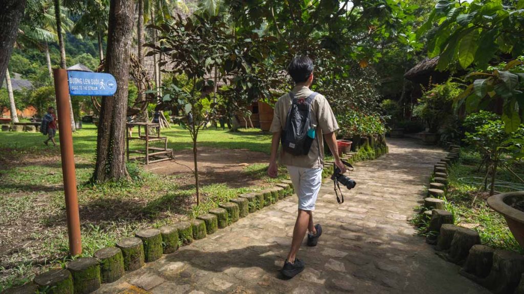 Path to Suoi Tranh Waterfall - Phu Quoc itinerary