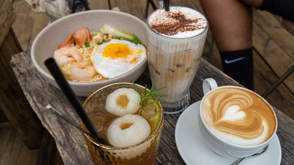 Noodles, coffee and tea at Cabin by the Woods Cafe Da Lat - Things to do in Southern Vietnam