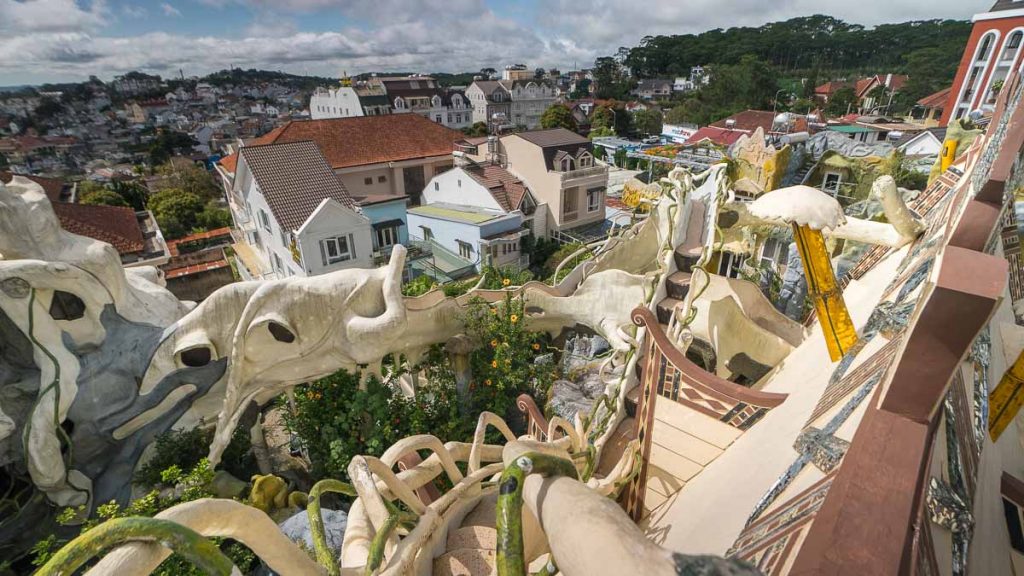 Crazy House Da Lat Roof Top - things to  do in vietnam
