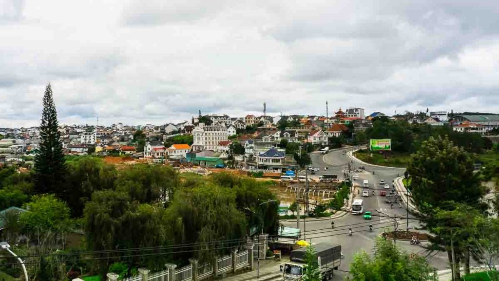 Da Lat City Skyline from Drone - Luxury Escapes