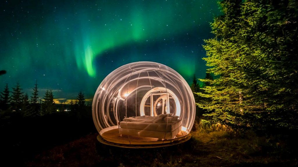 Iceland Bubble Tent Under the Northern Lights - Things to do with kids