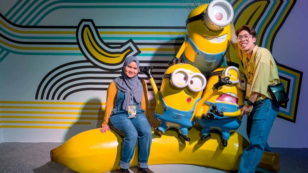 Minion things at A Minion's Perspective exhibition - Things to do in Singapore September 2022