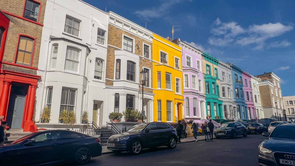 Notting Hill Lancaster Road Colourful Houses - Best Things to do in London