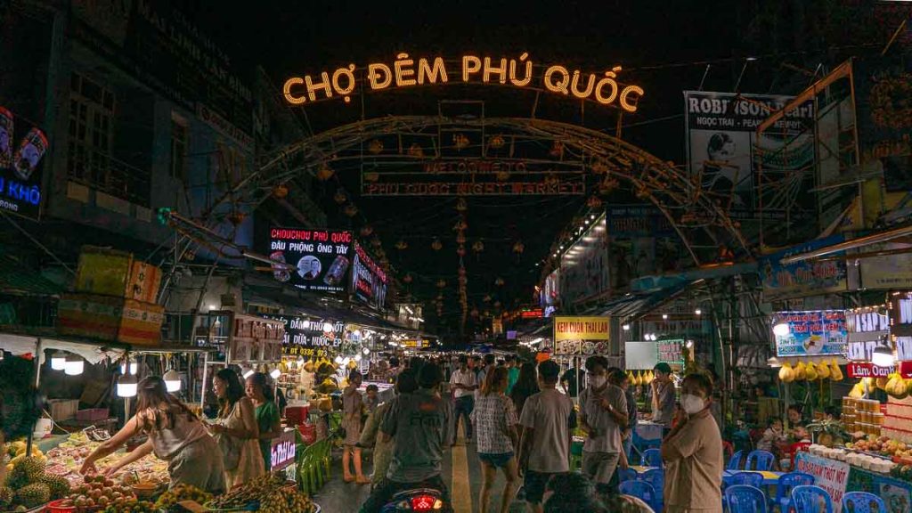 Phu Quoc Night Market Entrance