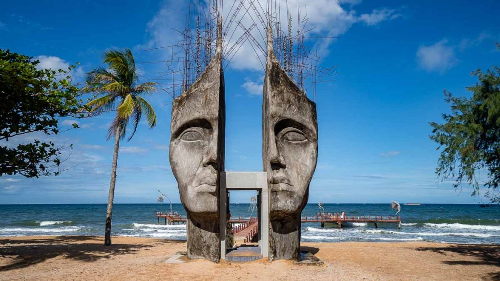 Phu Quoc Sunset Sanato Face Art Installation - Vietnam Guide