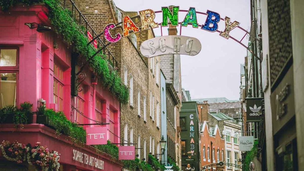 Carnaby Street Soho District - Best Things to do in London