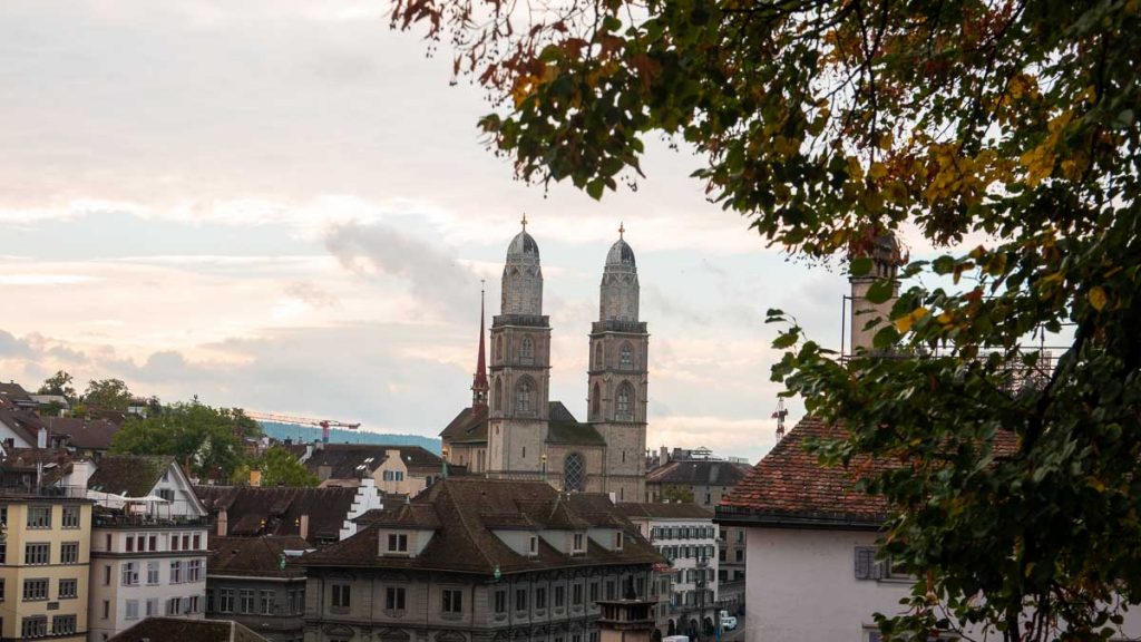 Grossmunster from Lindenhof Hill - Switzerland Things to Do