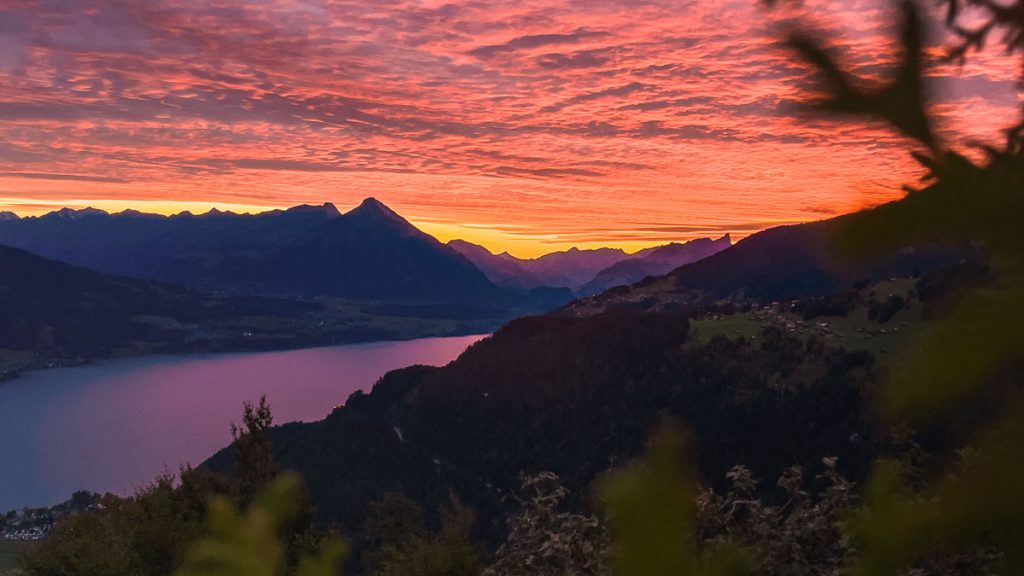 Harder Kulm Sunset - Swiss Travel Pass