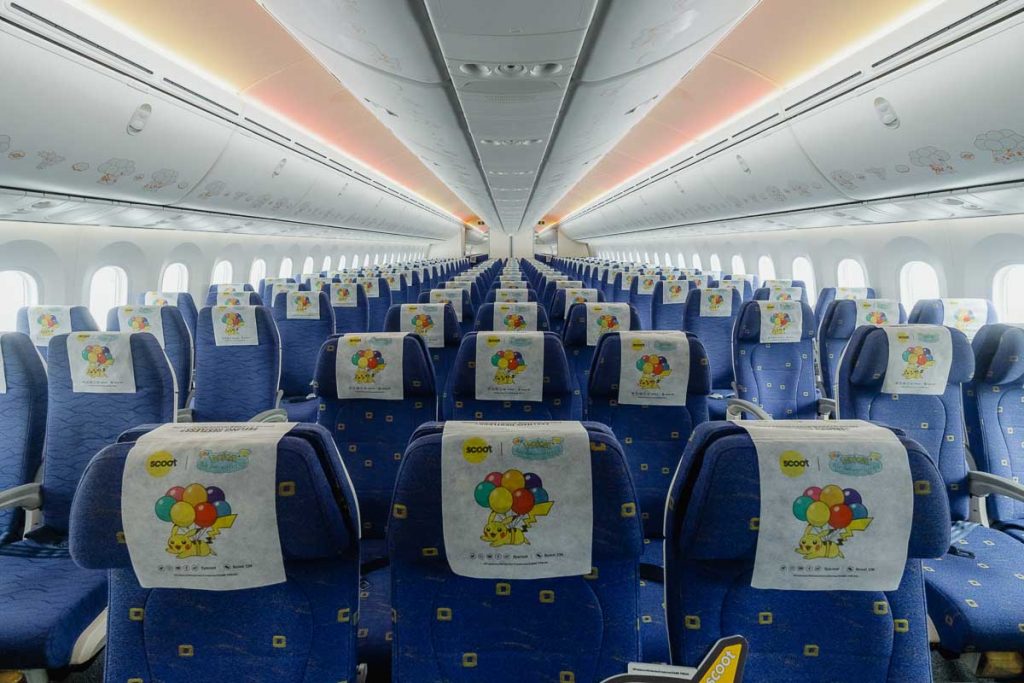 Inside the plane - Scoot Pikachu Jet