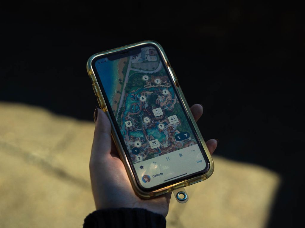 DisneySea Park Map on Tokyo Resort App - Tokyo Disneyland Guide