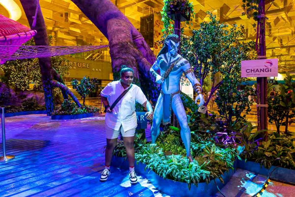 Avatar installation Changi Festive Village - New Things to do in Singapore November 2022