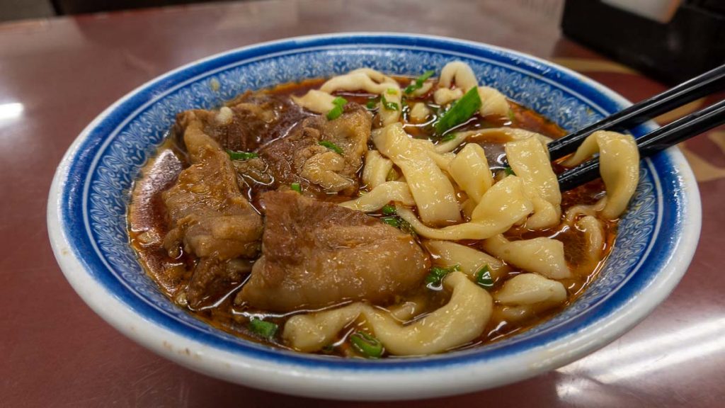 Braised rib fingers soup from Halal Yellow Beef Noodle House - food in Taipei