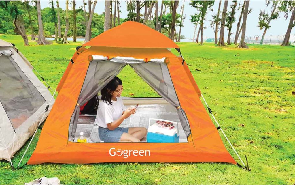 Camping tent Gogreen St. John's Island - Things to do in Singapore November 2022