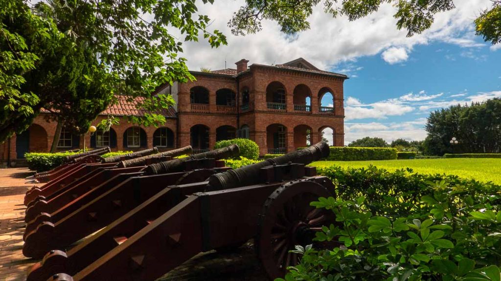 canons at fort san domingo - things to do in taipei