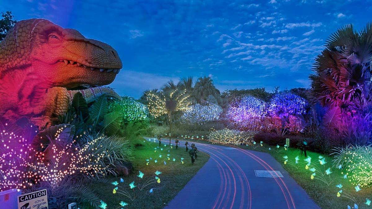 Dino Glow with Lights - Changi Festive Village