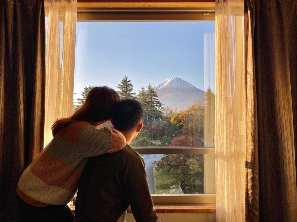 Fuji View Hotel Room View - Mt Fuji Viewing Spots