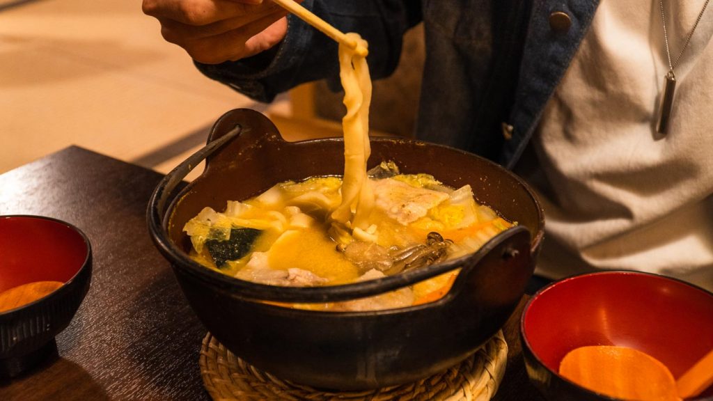Hoto Dinner at Funari Kawaguchiko - JMt Fuji Photo Spots