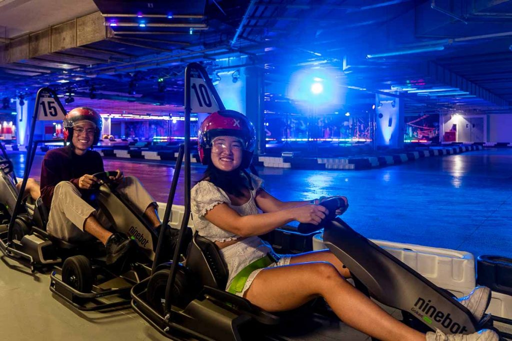 Go karting at Changi Festive Village - New Things to do in Singapore November 2022