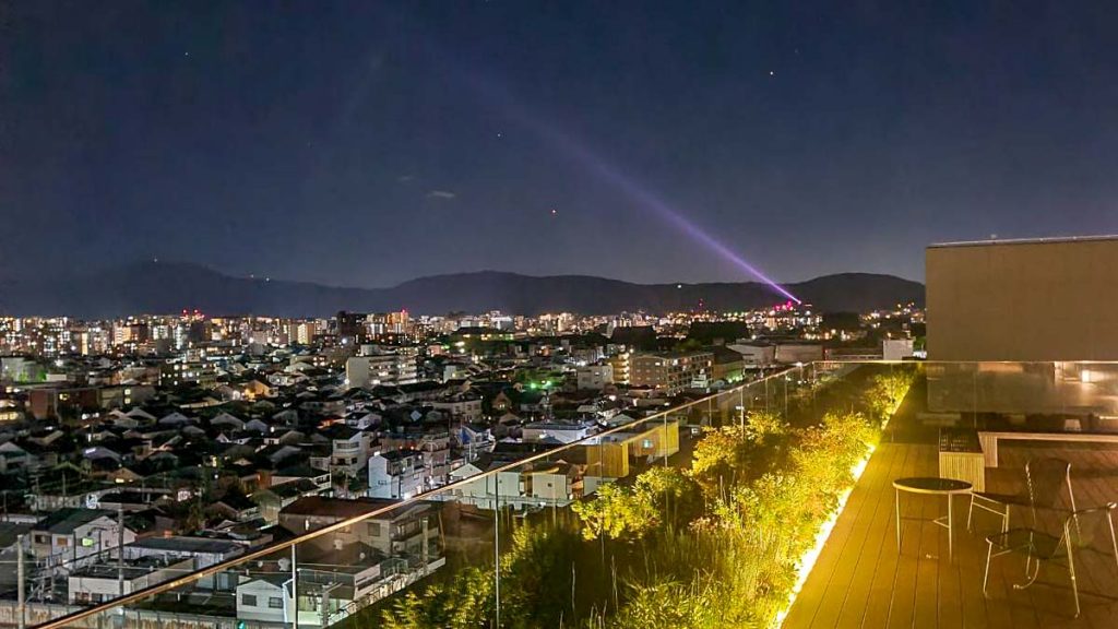 Sky Terrace View at Hotel Emion Kyoto - Accommodation in Kyoto