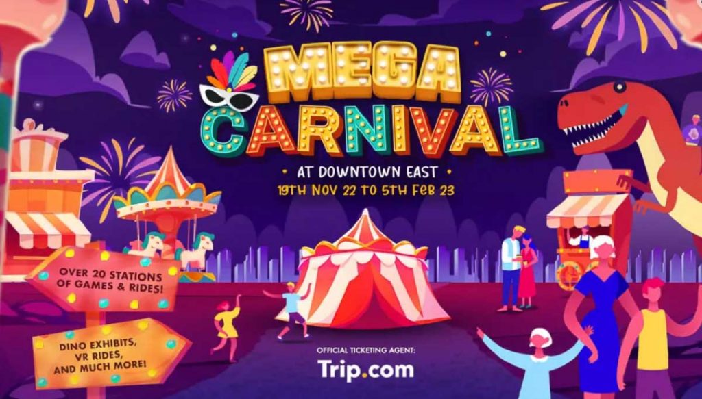 Mega Carnival at Downtown East - New Things to do in Singapore November 2022
