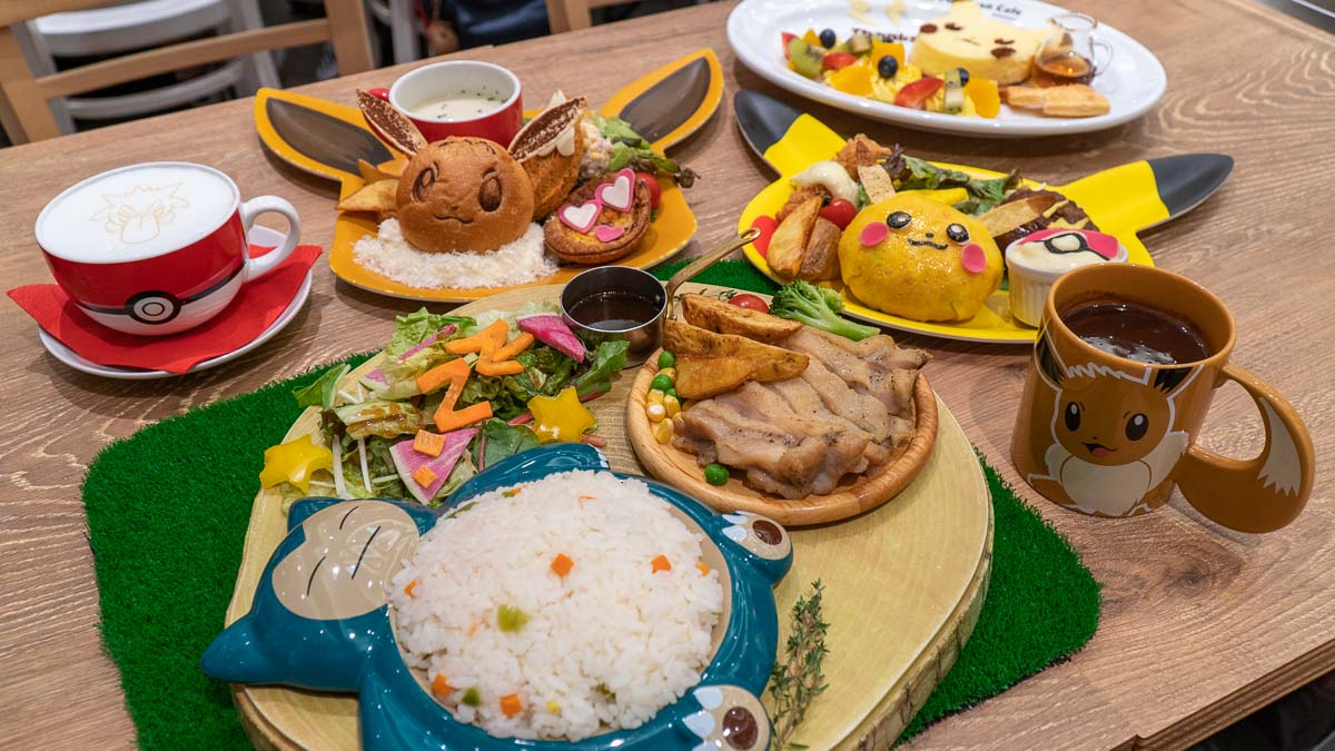 Pokemon Cafe Food - Things to eat in Osaka
