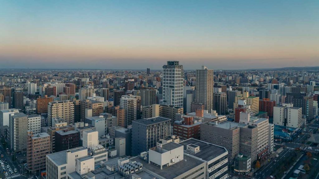 Sapporo TV Tower View - Hokkaido Itinerary