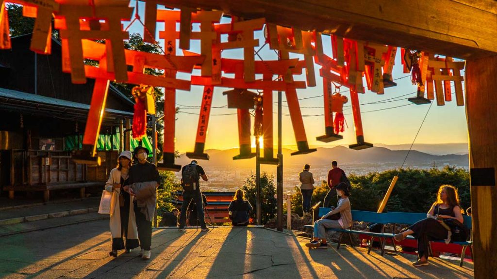 Sunset View at Fushimi Inari Shrine - Japan Itinerary